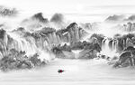 水墨群山