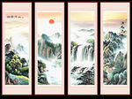 国画山水装饰画