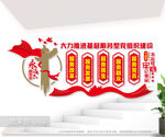 基层服务型党组织建设展板党建室