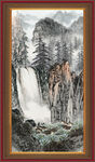 玄关山水画 