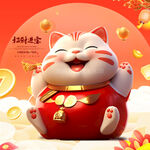 可爱的招财猫