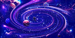 高清旋涡宇宙星空软膜
