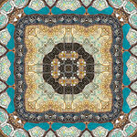 阿拉伯波斯地毯图案
