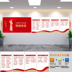 中国精神谱系展板文化墙
