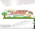 未成年救助保护中心立体墙