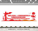 模范机关文化墙