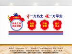 保安公司形象墙