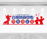 合成侦查中心文化墙