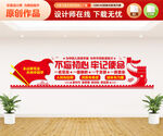 不忘初心牢记使命党建文化墙