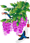 紫罗兰鼠绘