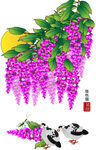 紫罗兰鼠绘