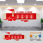 为人民服务让人民满意