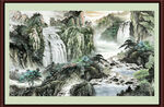 山水国画 