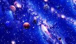 唯美宇宙星空装饰图