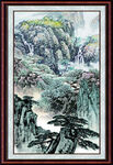 装饰山水画 