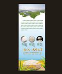 大米易拉宝