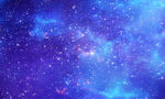 蓝色宇宙星空背景图