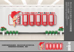党建五个引领文化墙