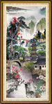 竖幅山水