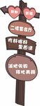 婚礼指引牌