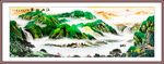 巨幅国画山水