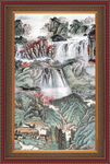 装饰山水画 
