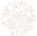 圆花纹 底纹