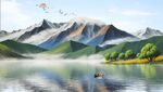 风景山水画