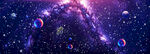 长幅浩瀚宇宙星空背景
