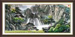山水画风景 