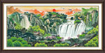 山水画风景 