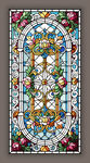 古典主义蒂凡尼教堂彩色玻璃图案