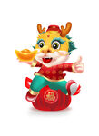 卡通龙年