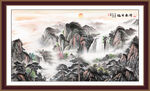国画山水中国画 
