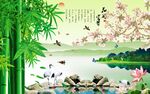 花开富贵背景