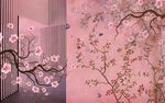 新中式背景墙  