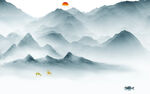 人气 高雅高端山水 Tif分层