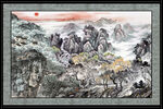 中国风山水 