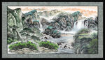 装饰山水画 