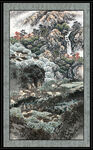山水画风景 