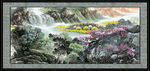 风景山水画 