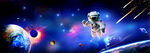 宇宙星空流星