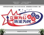 警察警营公安警队警魂警署文化墙