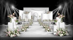 白色婚礼仪式区