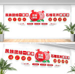 民族团结文化墙