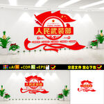 人民武装部文化墙