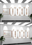 文房四宝校园文化墙