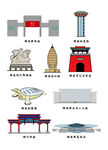 雄安矢量建筑