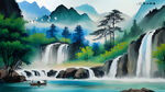 水墨山水