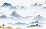 新款 新中式山水图 TIF分层
